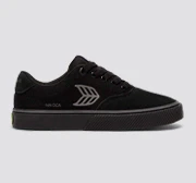 NAIOCA PRO Suede and Canvas Stripe All Black - Image 9