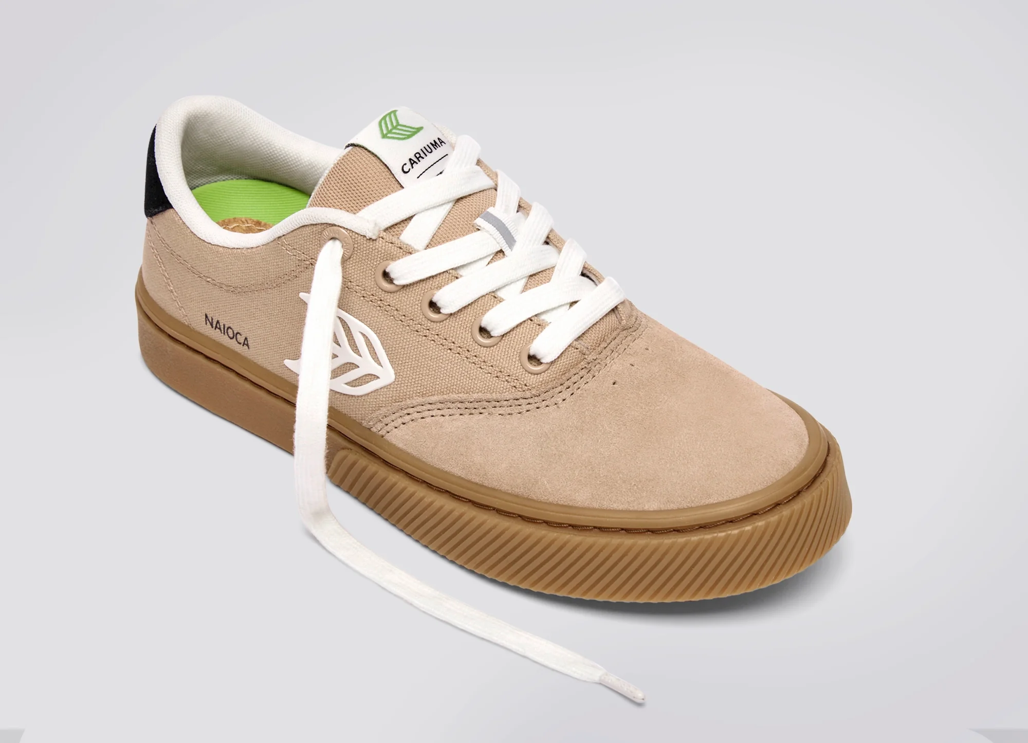 NAIOCA PRO Suede and Canvas Stripe Desert Taupe - Image 4