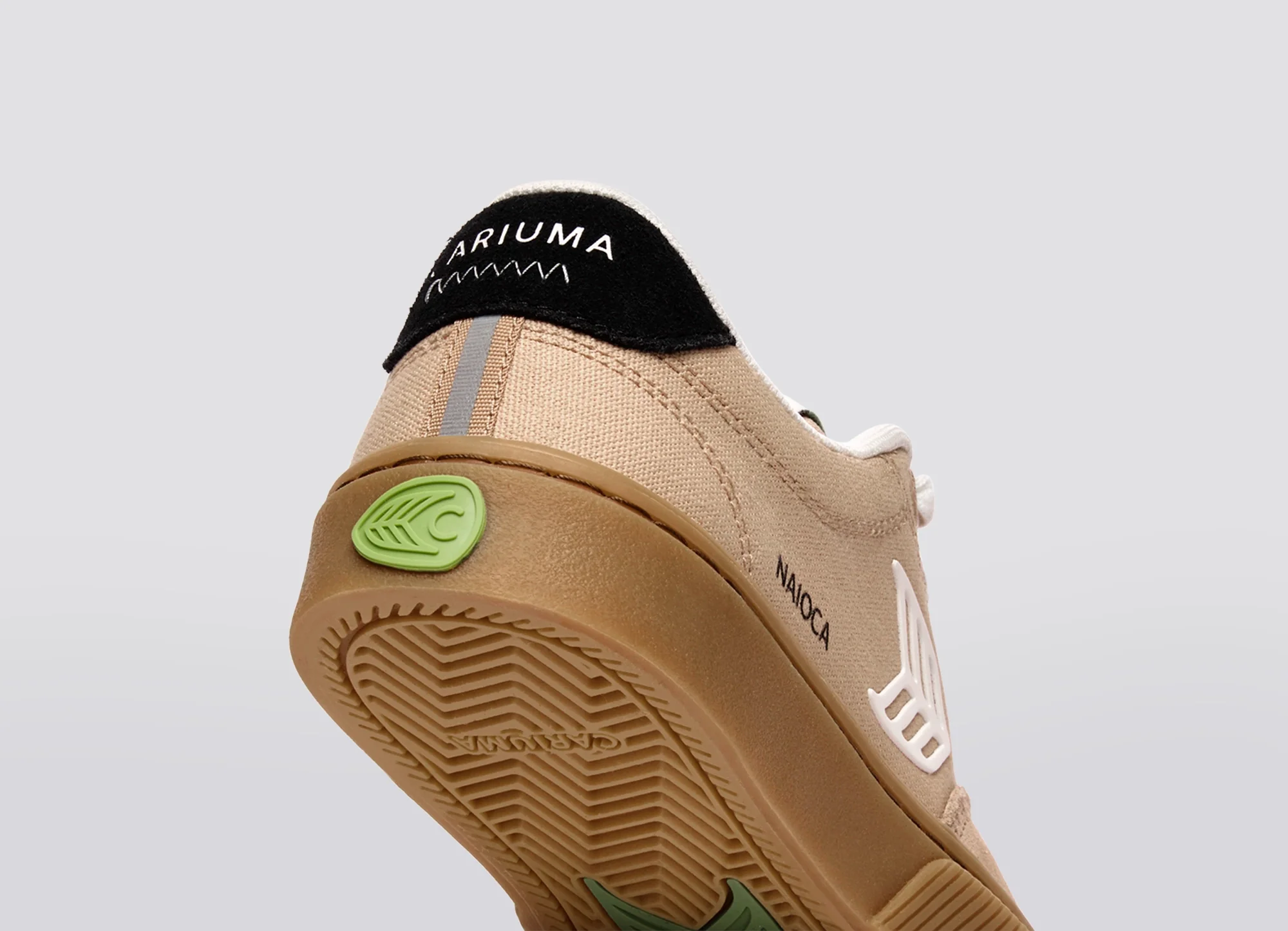 NAIOCA PRO Suede and Canvas Stripe Desert Taupe - Image 6