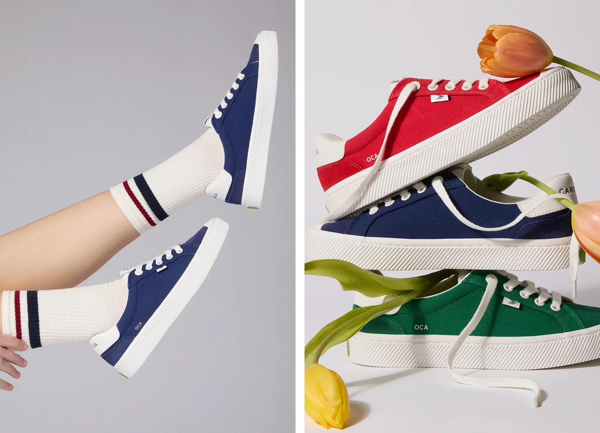 OCA 2.0 Nylon and Suede Bright Navy - Image 9