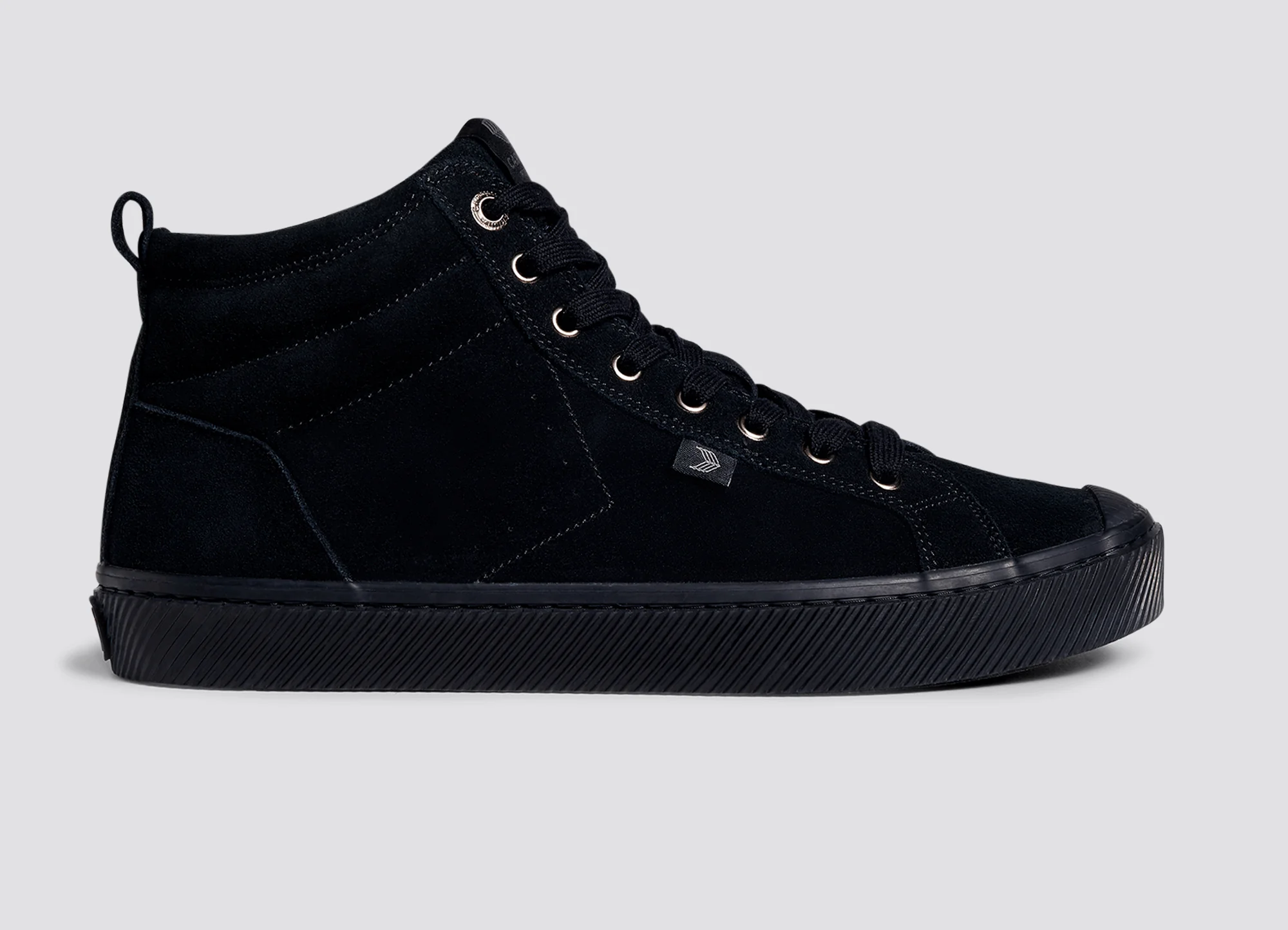 OCA High All Black Suede Sneaker - Image 3