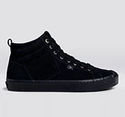 OCA High All Black Suede Sneaker - Image 9