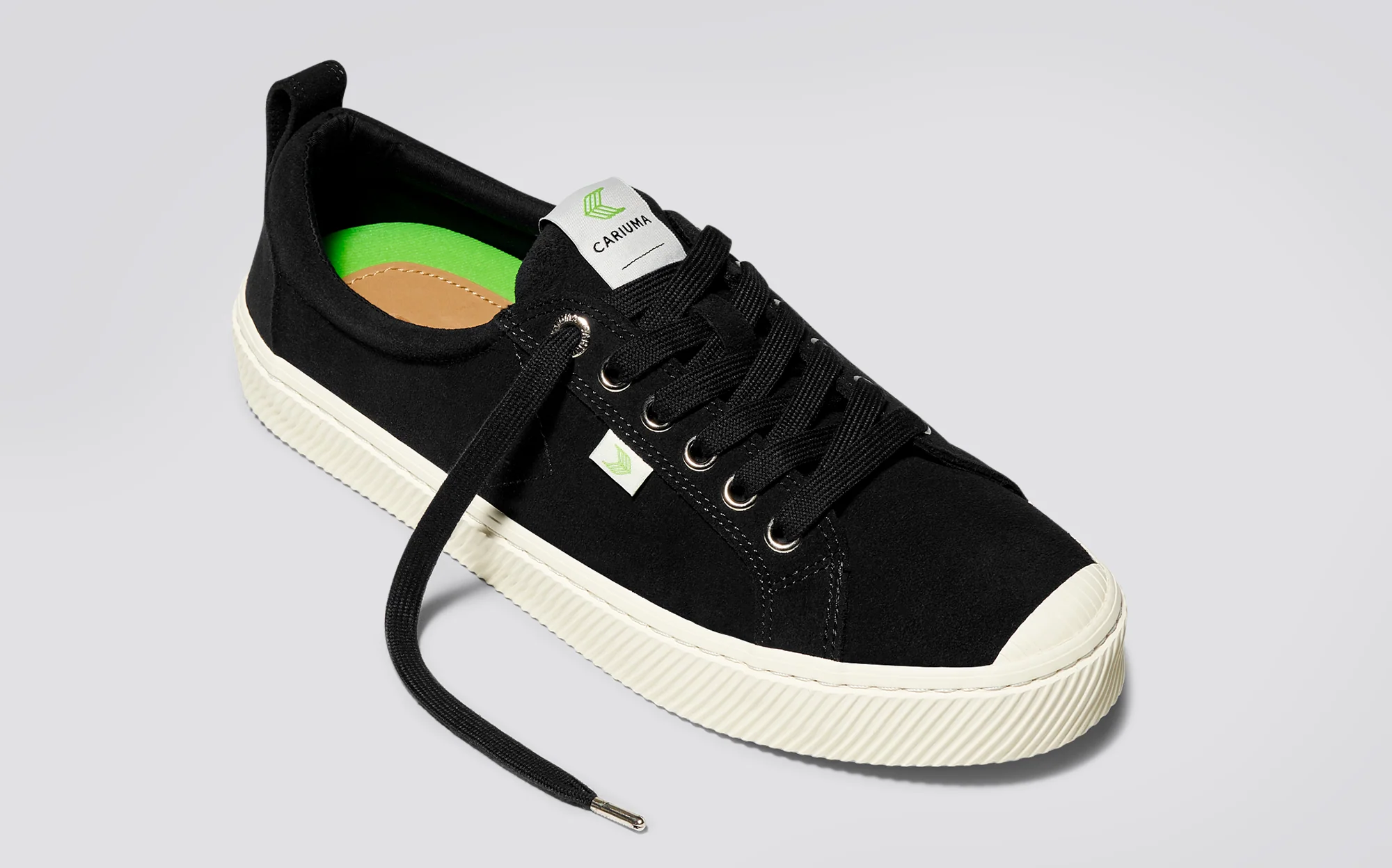OCA Low Baskets en daim noir - Image 12