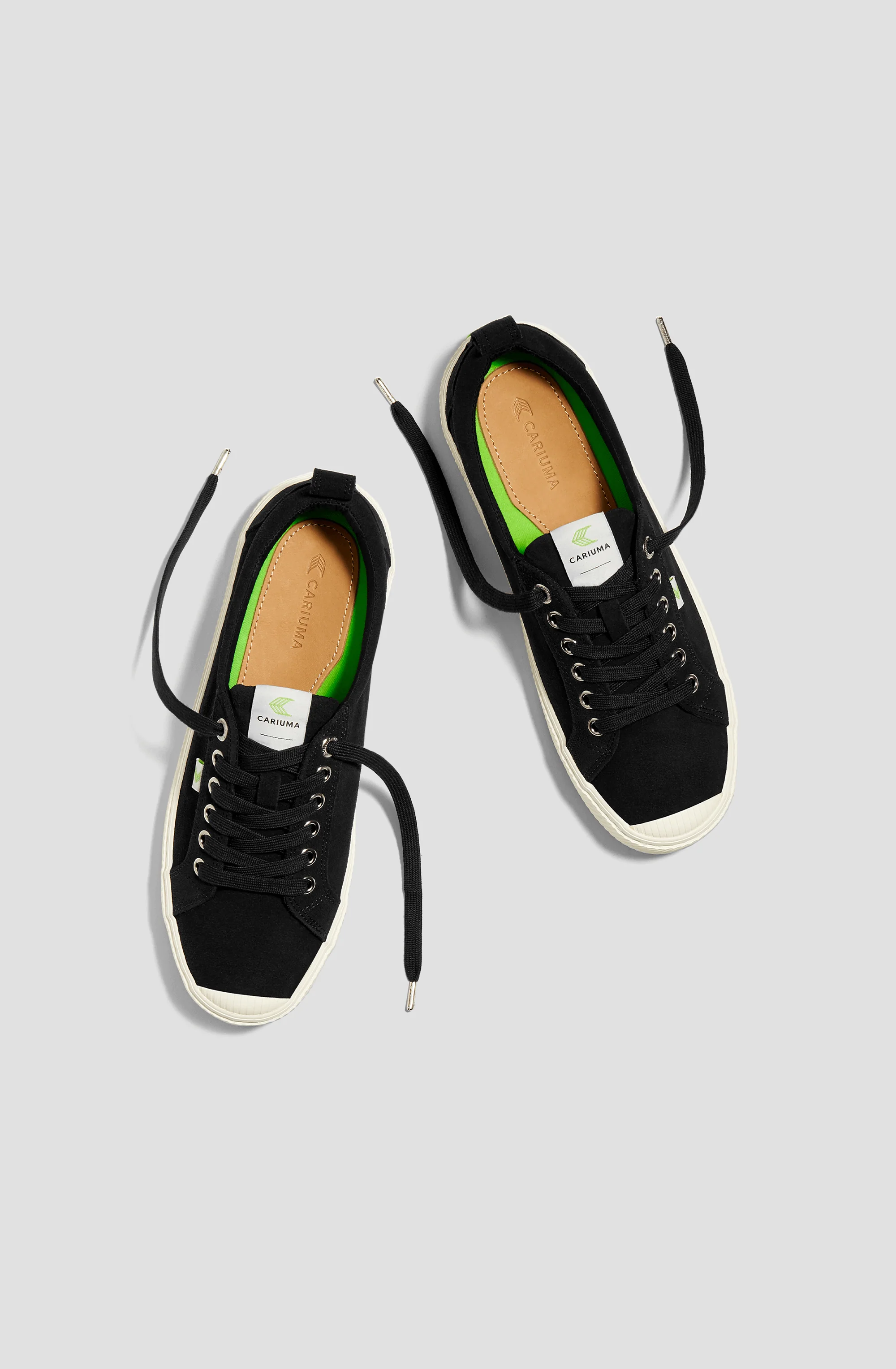 OCA Low Baskets en daim noir - Image 13