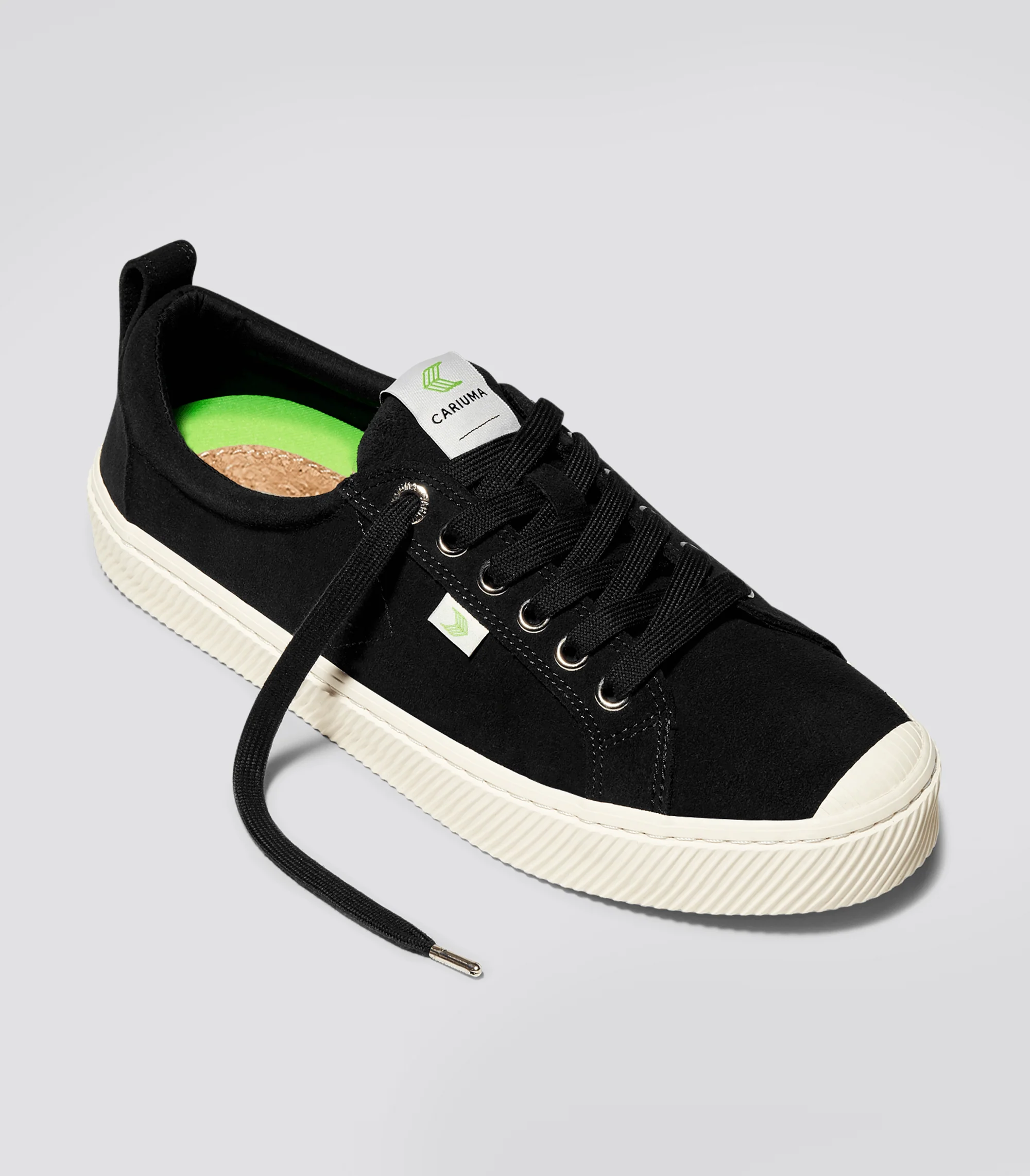 OCA Low Baskets en daim noir - Image 14