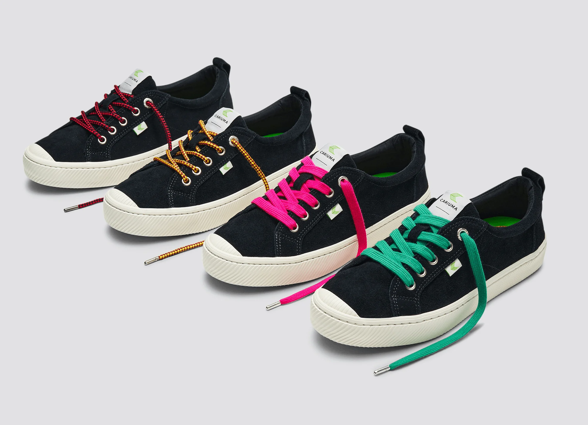 OCA Low Baskets en daim noir - Image 4