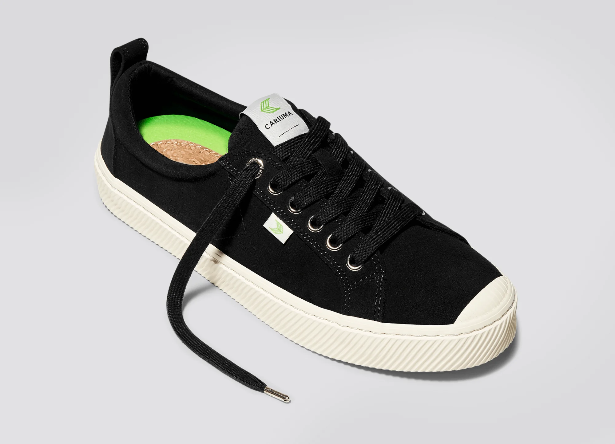 OCA Low Baskets en daim noir - Image 5