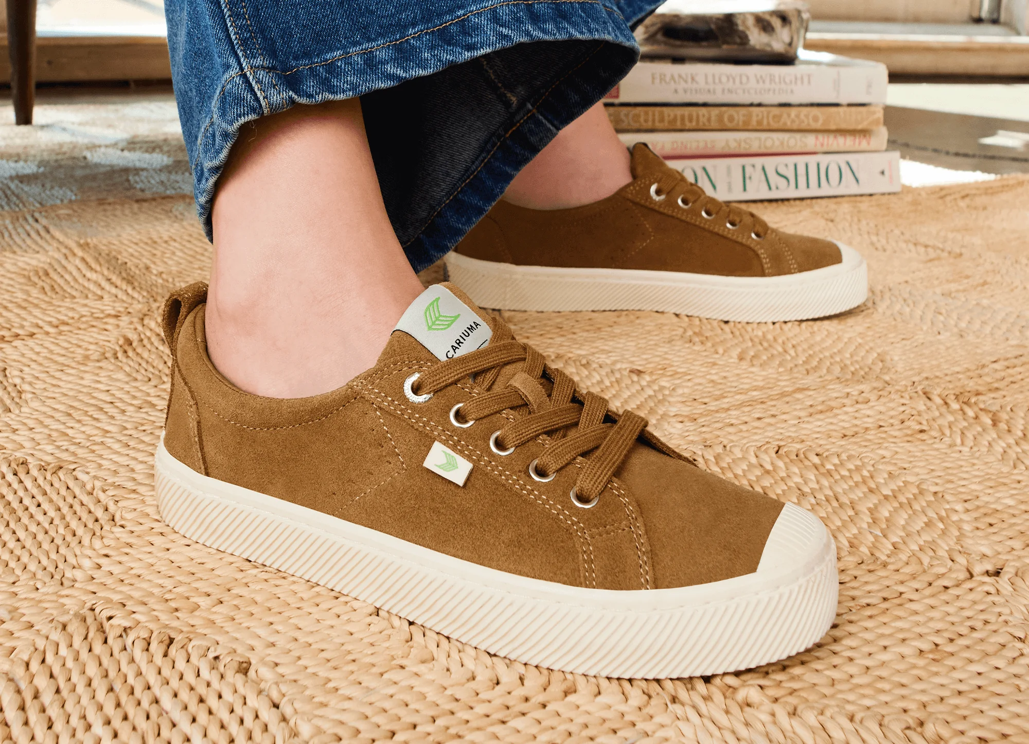 OCA Low Baskets en daim noir - Image 6