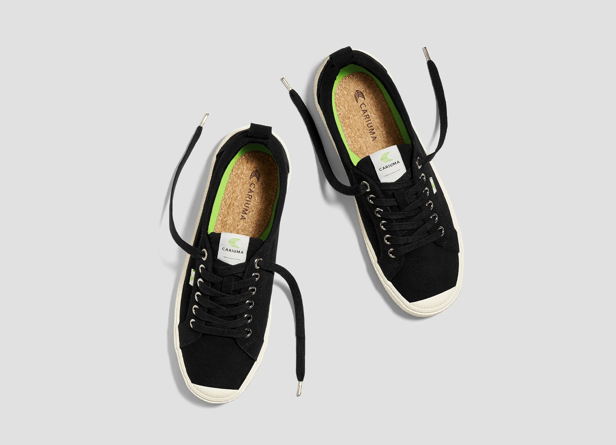 OCA Low Baskets en daim noir - Image 9