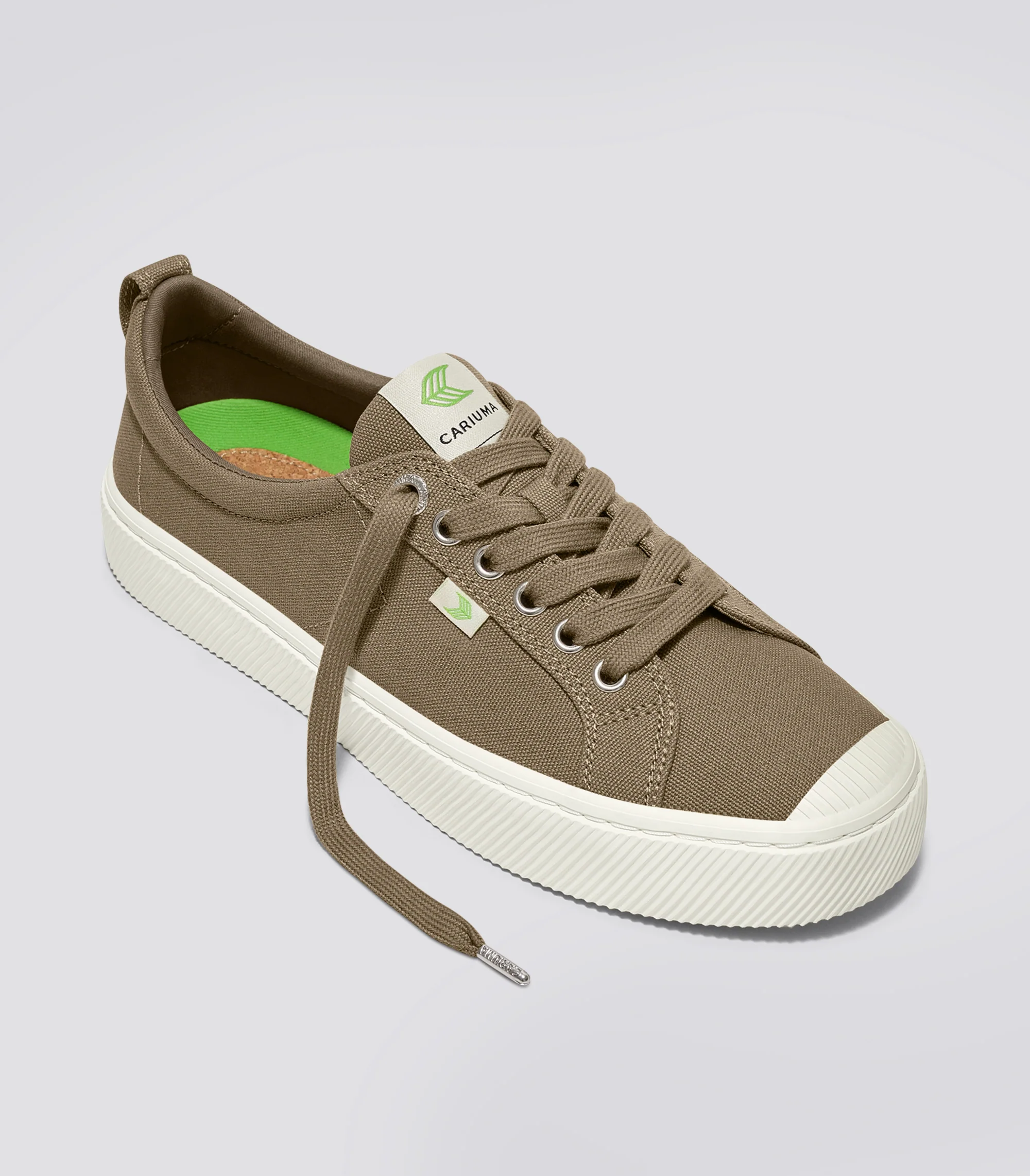 OCA Low Burnt Sand Canvas Sneaker - Image 2