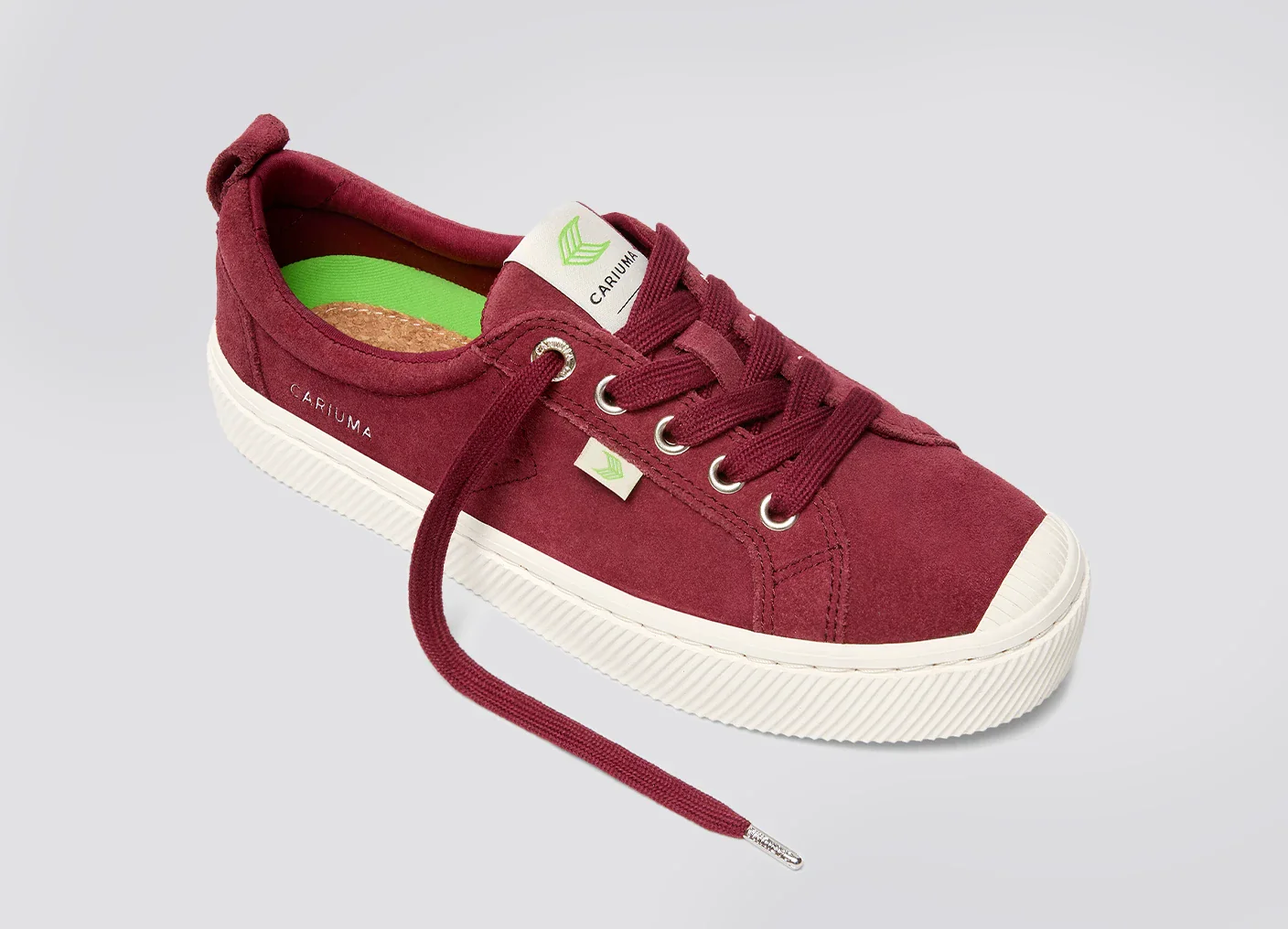 OCA Low Cabernet Suede Sneaker - Image 4