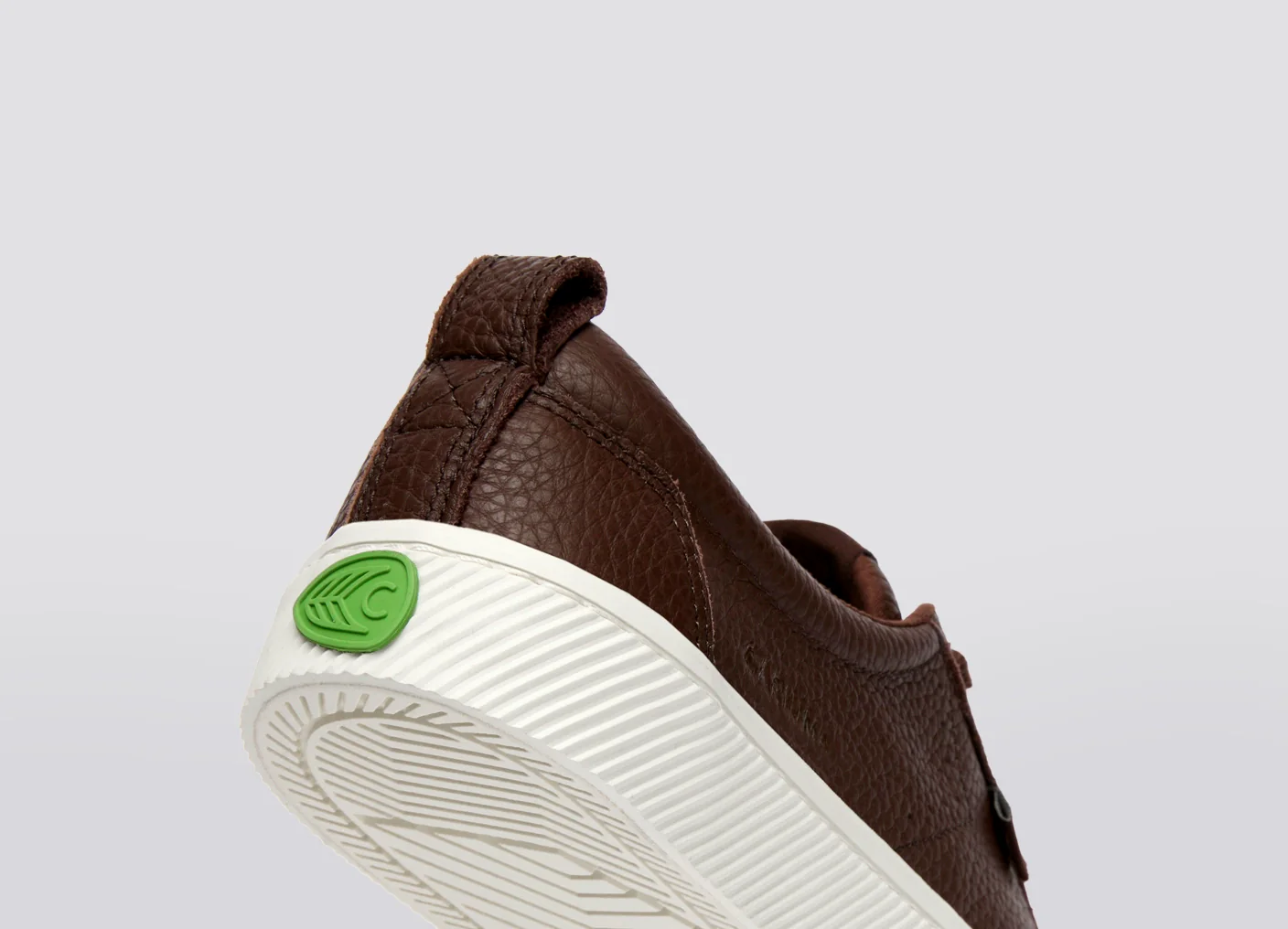 OCA Low Coffee Brown Premium Leather Sneaker - Image 6