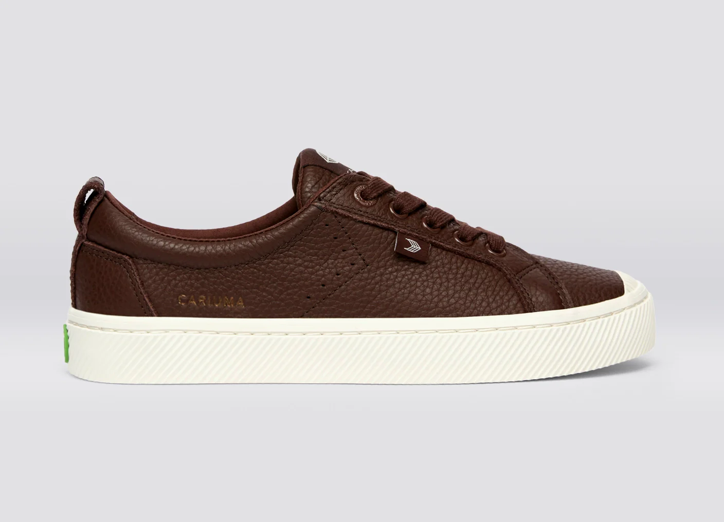 OCA Low Coffee Brown Premium Leather Sneaker - Image 9