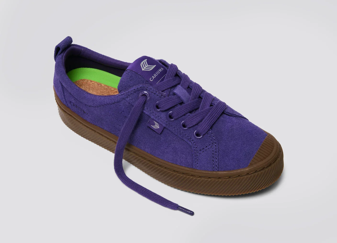 OCA Low Gum Purple Suede Sneaker - Image 4