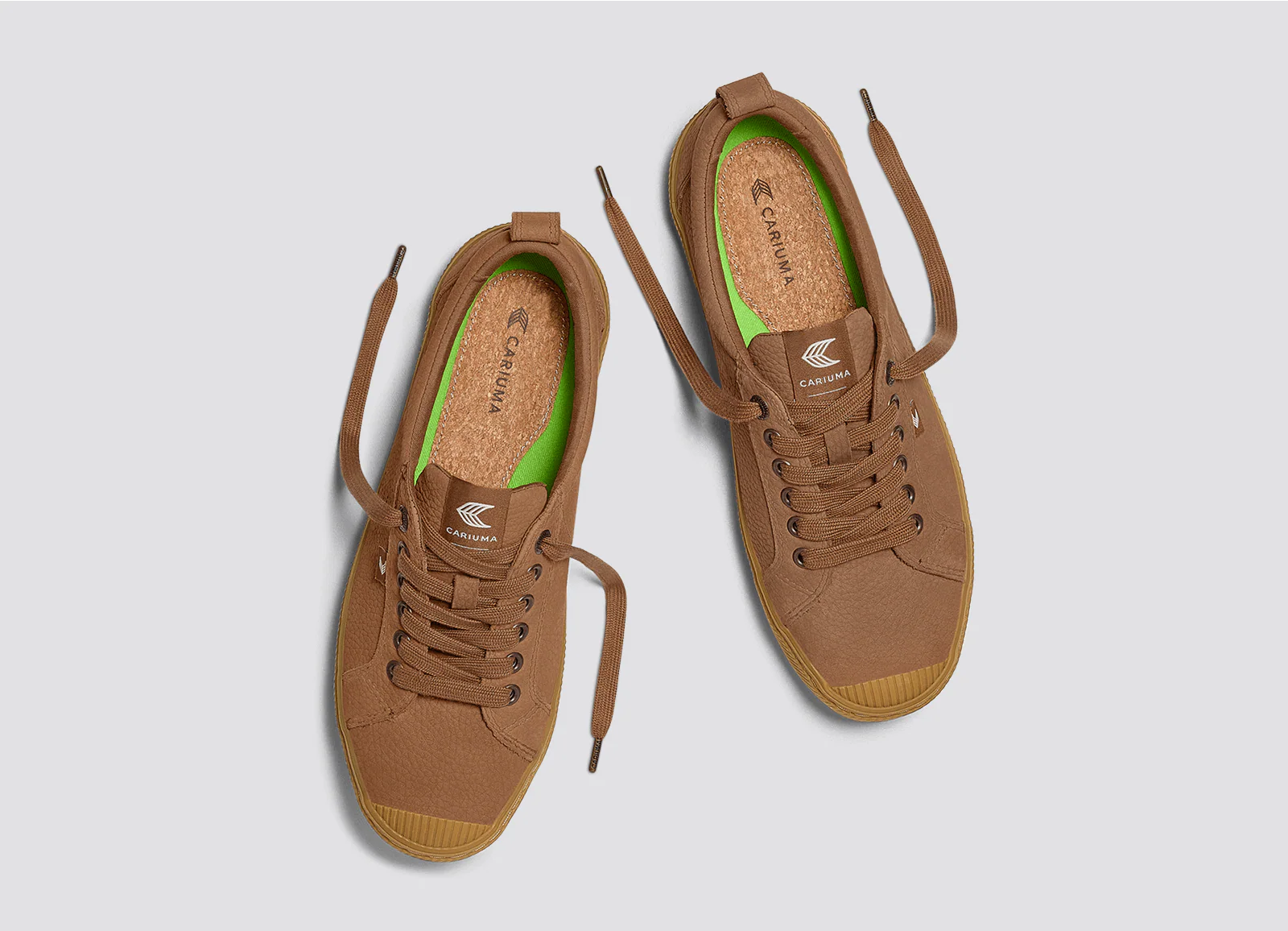 OCA Low Gum Sienna Brown Premium Leather Sneaker - Image 6