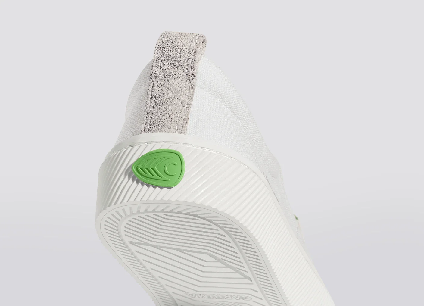 OCA Low Off-White Canvas Vintage White Suede Sneaker - Image 6