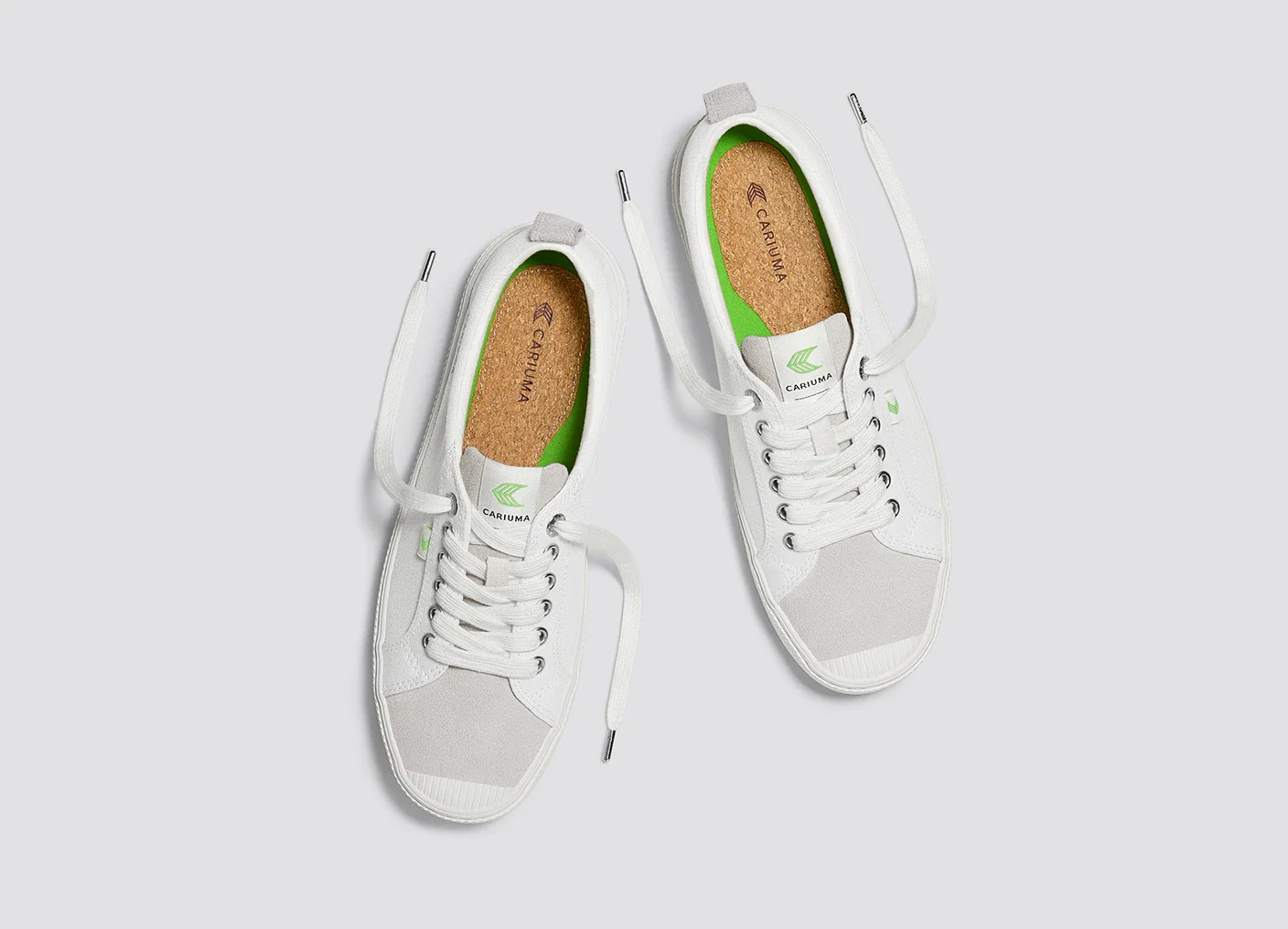 OCA Low Off-White Canvas Vintage White Suede Sneaker - Image 7