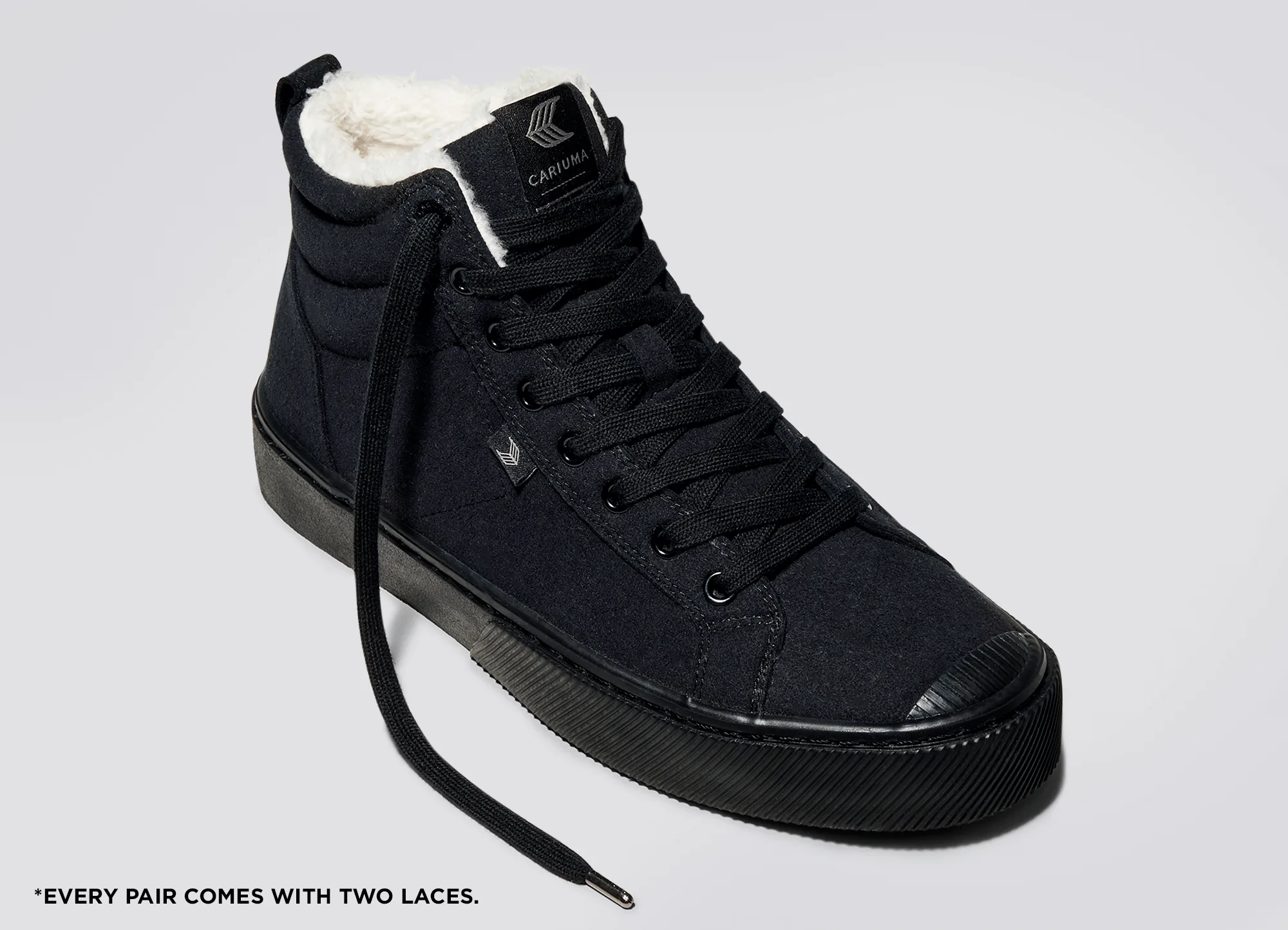 OCA Therma High All Black Suede Boot - Image 4