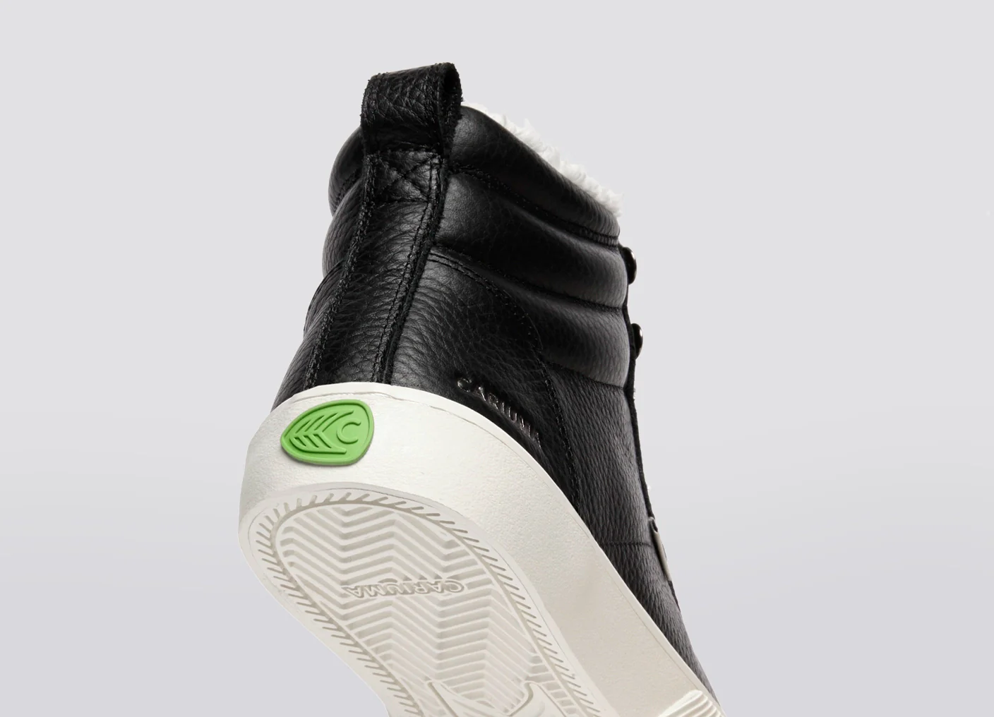 OCA Therma High Black Premium Leather Sneaker - Image 6