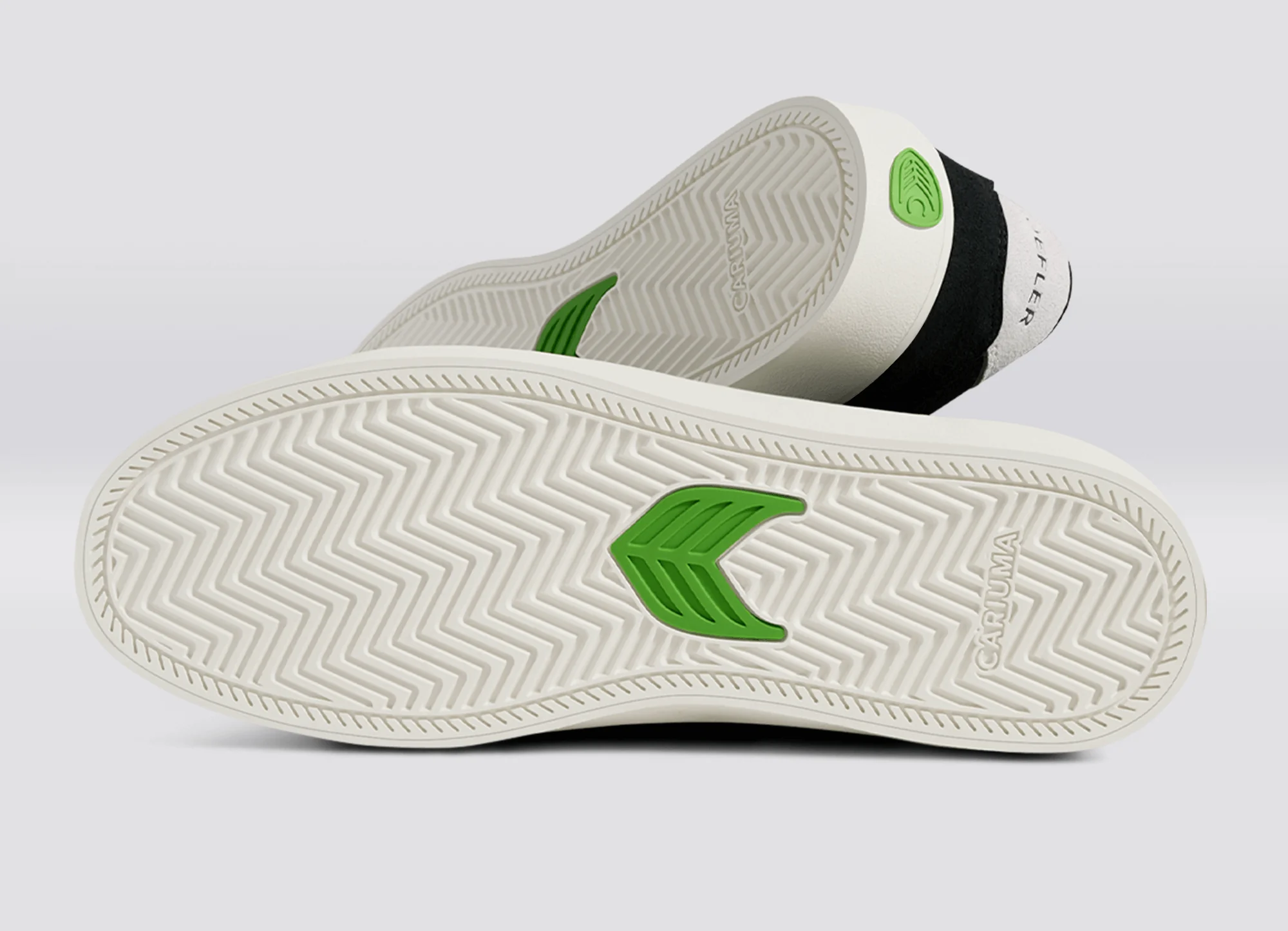 T20 PRO Black Suede and Mesh Ivory Logo Sneaker - Image 6