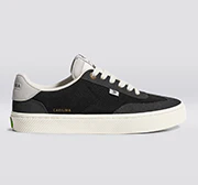 TOCA Ash Grey Suede Black Nylon Sneaker - Image 6