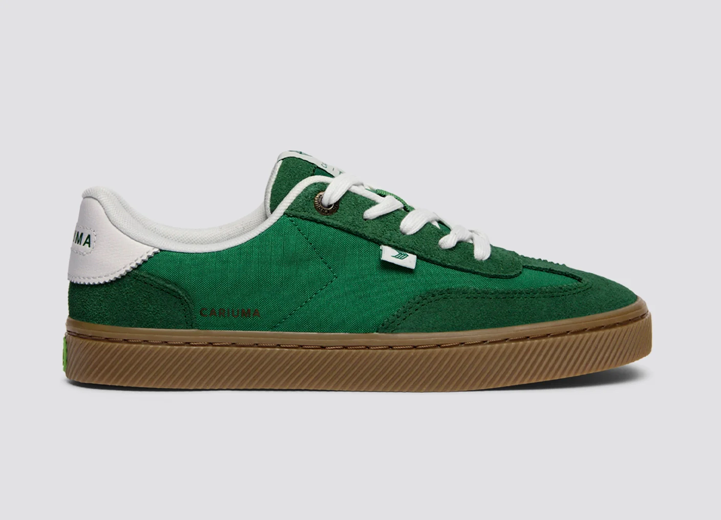 TOCA Gum Green Nylon and Suede Sneaker - Image 3