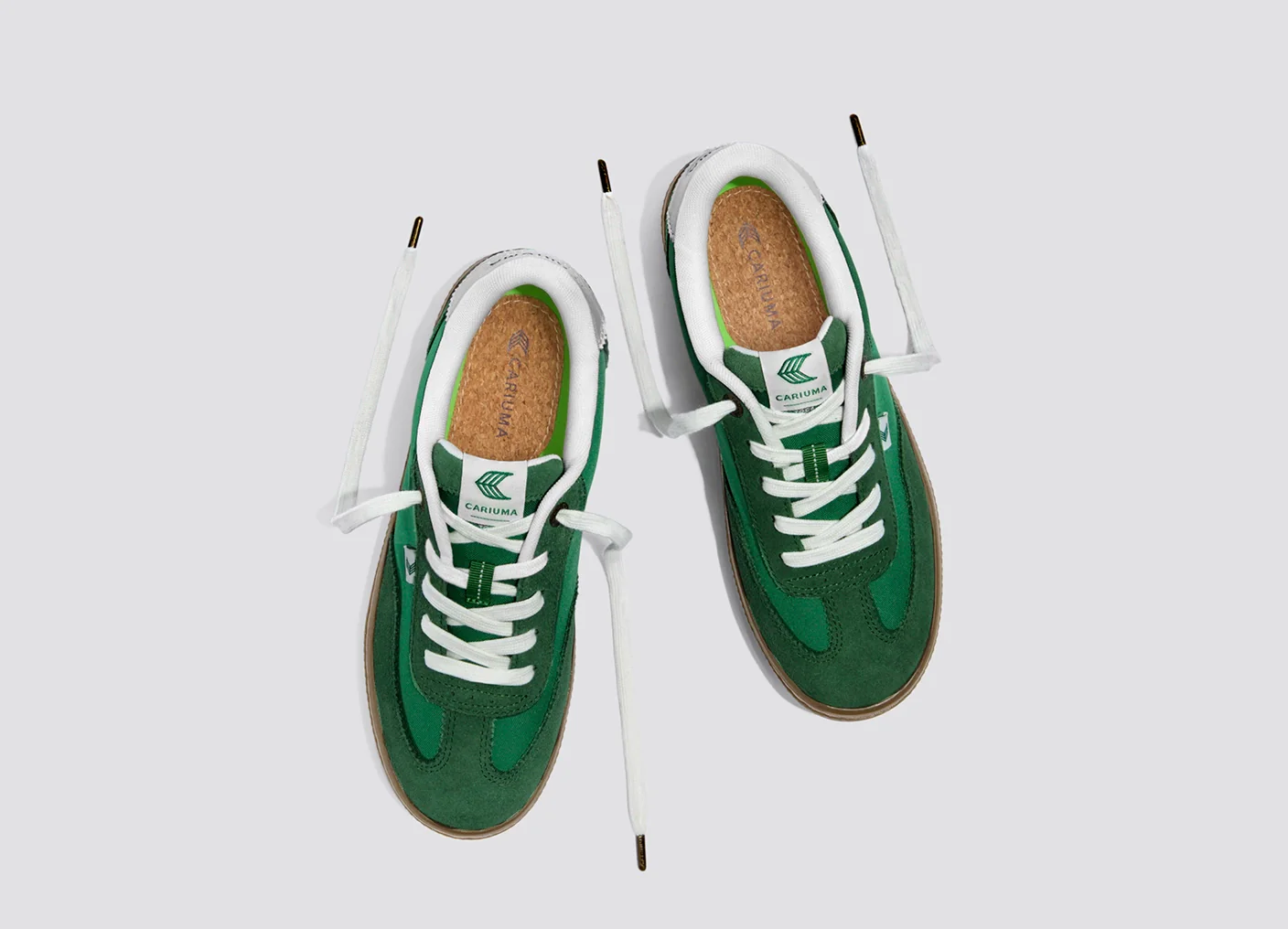 TOCA Gum Green Nylon and Suede Sneaker - Image 7