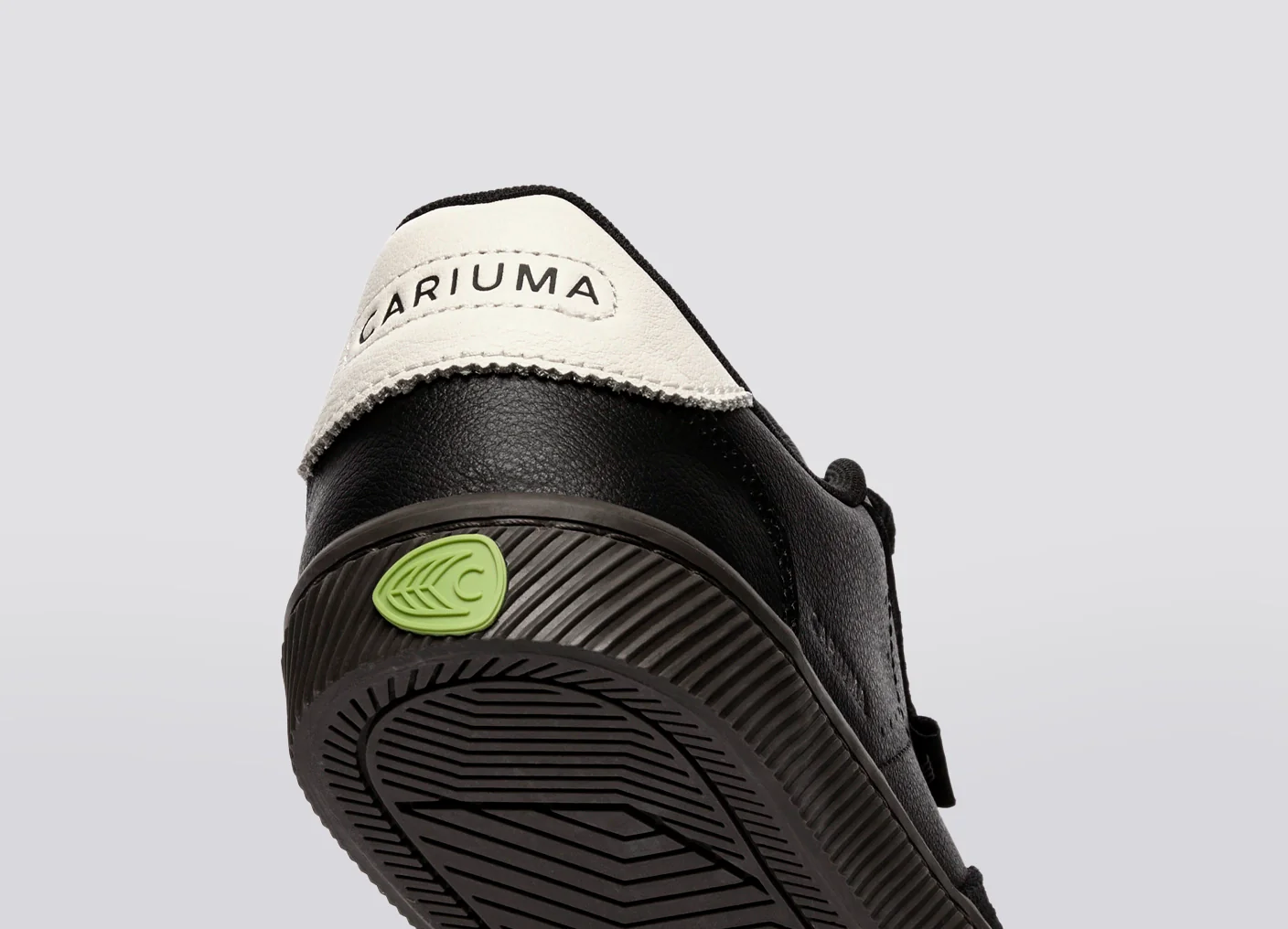 TOCA Teak Black Diamond Leather Off-White Accents Sneaker - Image 6