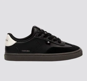 TOCA Teak Black Diamond Leather Off-White Accents Sneaker - Image 9