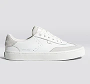 TOCA White Premium Leather Smoke White Suede Sneaker - Image 8