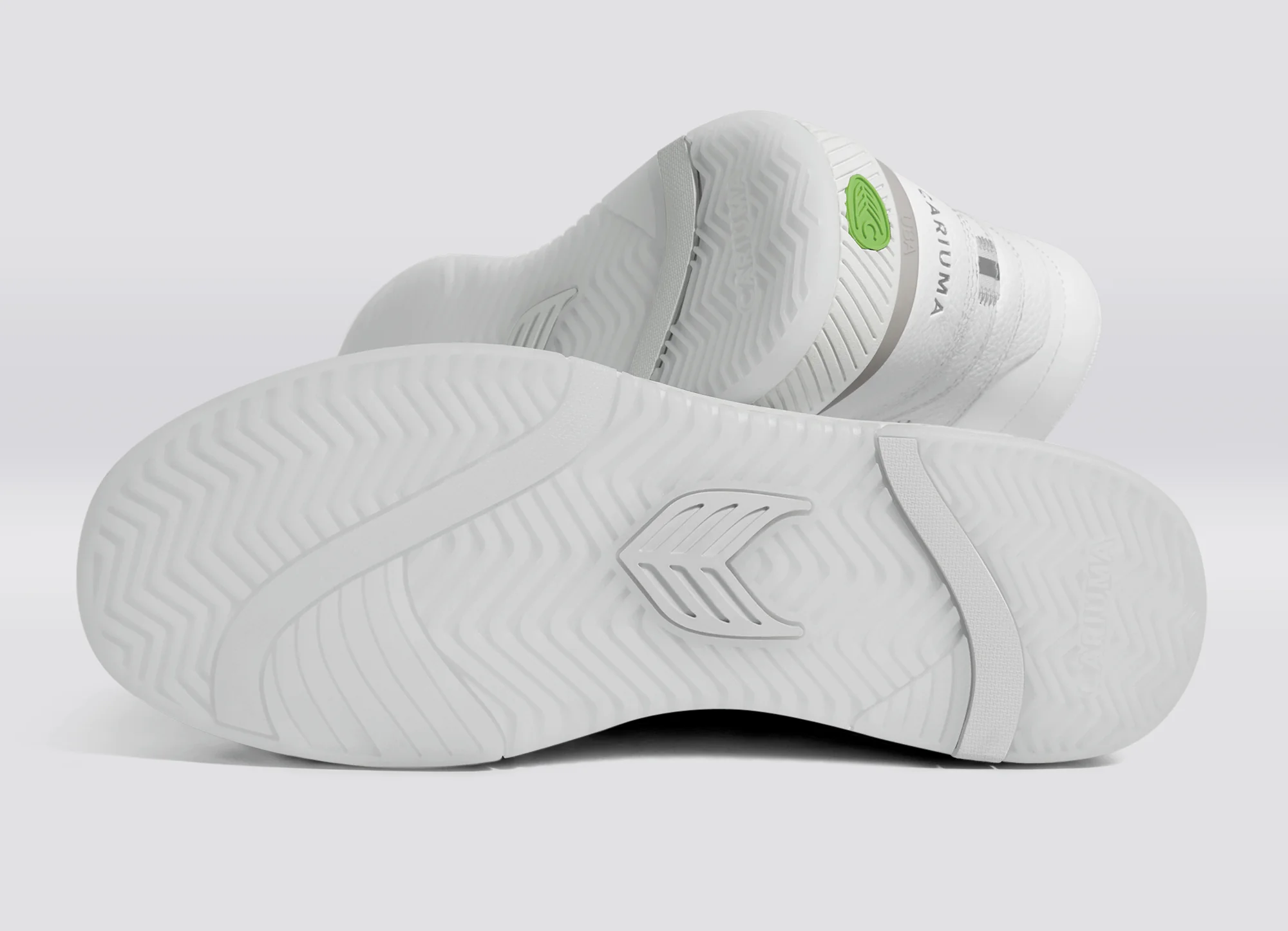 UBA High White Premium Leather Ice Logo Sneaker - Image 5