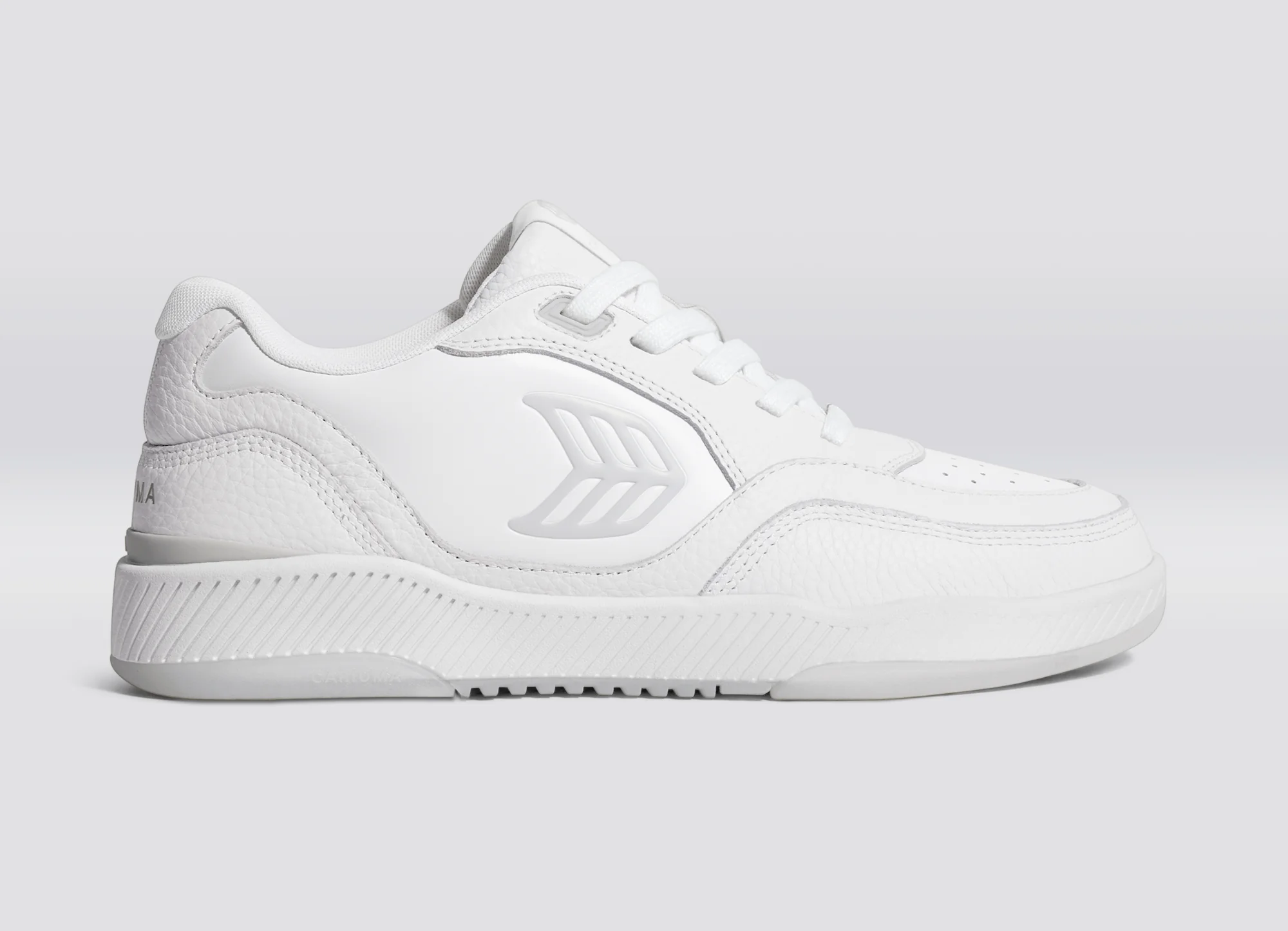 UBA White Premium Leather Ice Logo Sneaker - Image 3