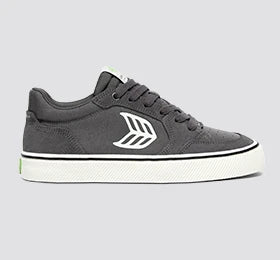VALLELY PRO Magnet Grey Suede and Cordura Ivory Logo Sneaker - Image 9