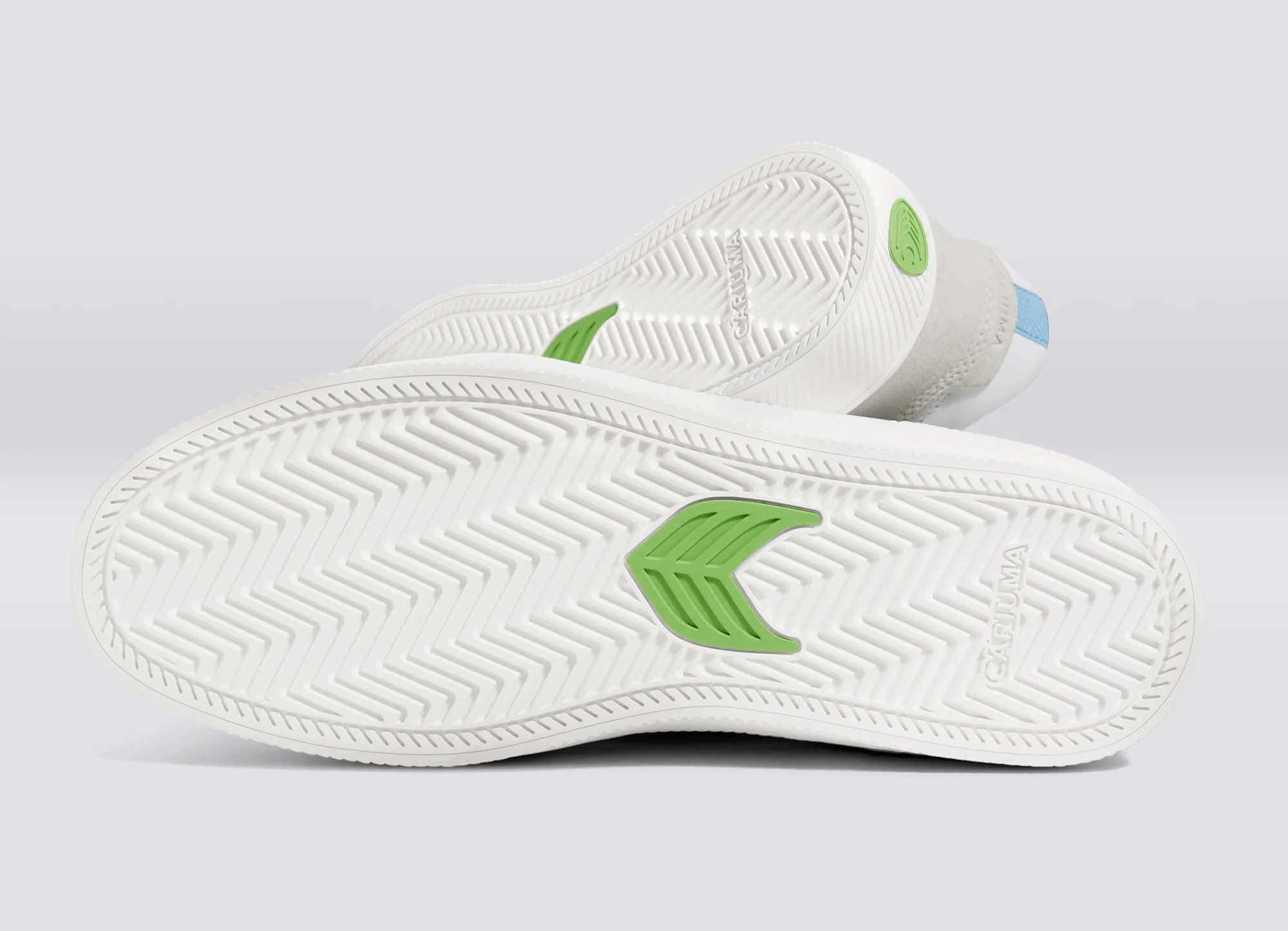 VALLELY White Leather Smoke White Suede Argentina Blue Logo Sneaker - Image 5